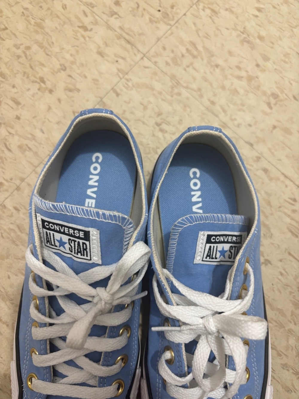 Converse Light Blue Low Top Sneakers - Picture 2 of 5